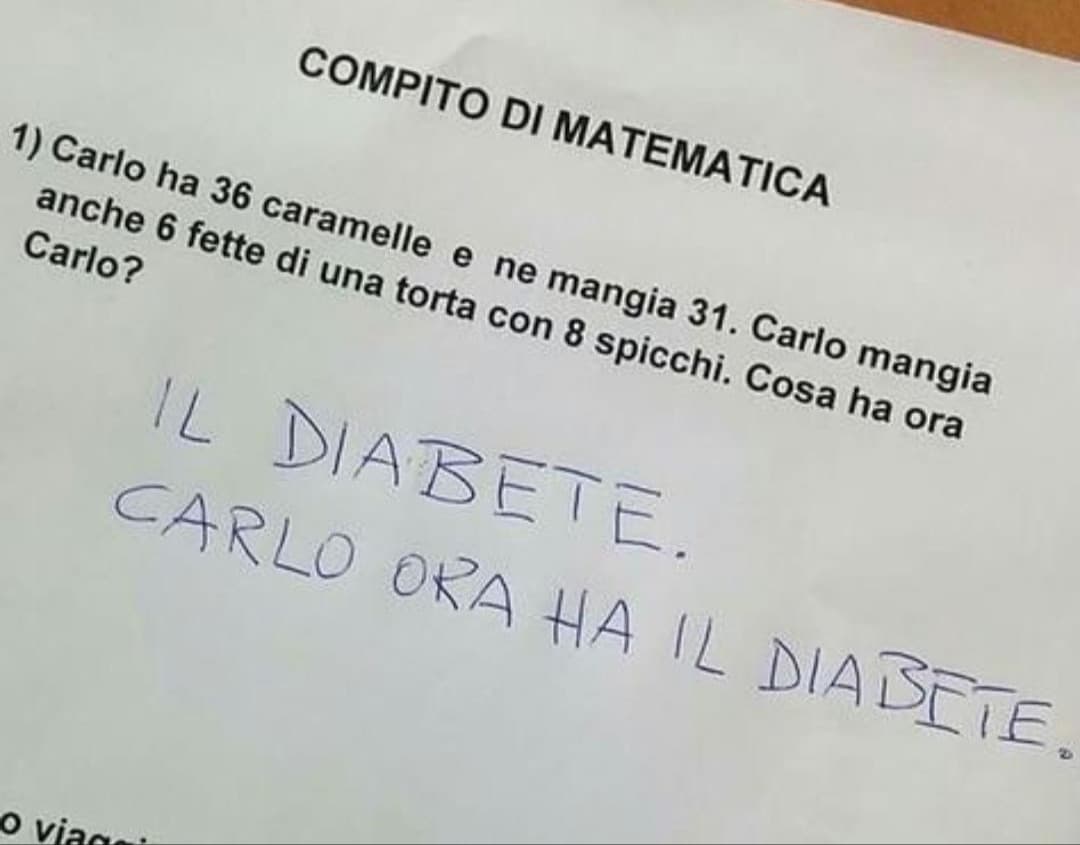 W la matematica...