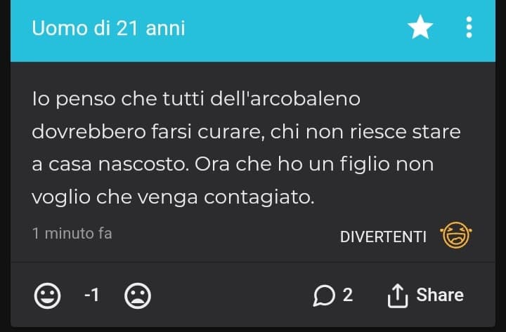 mi fa male la pancia dal ridere aiut. già solo che dice "tutti dell'arcobaleno" mi fa morire