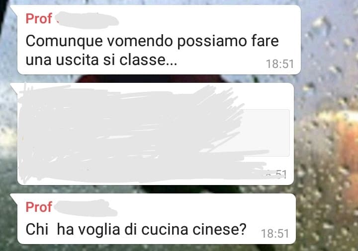 Il mio prof è troppo simpatico ✨