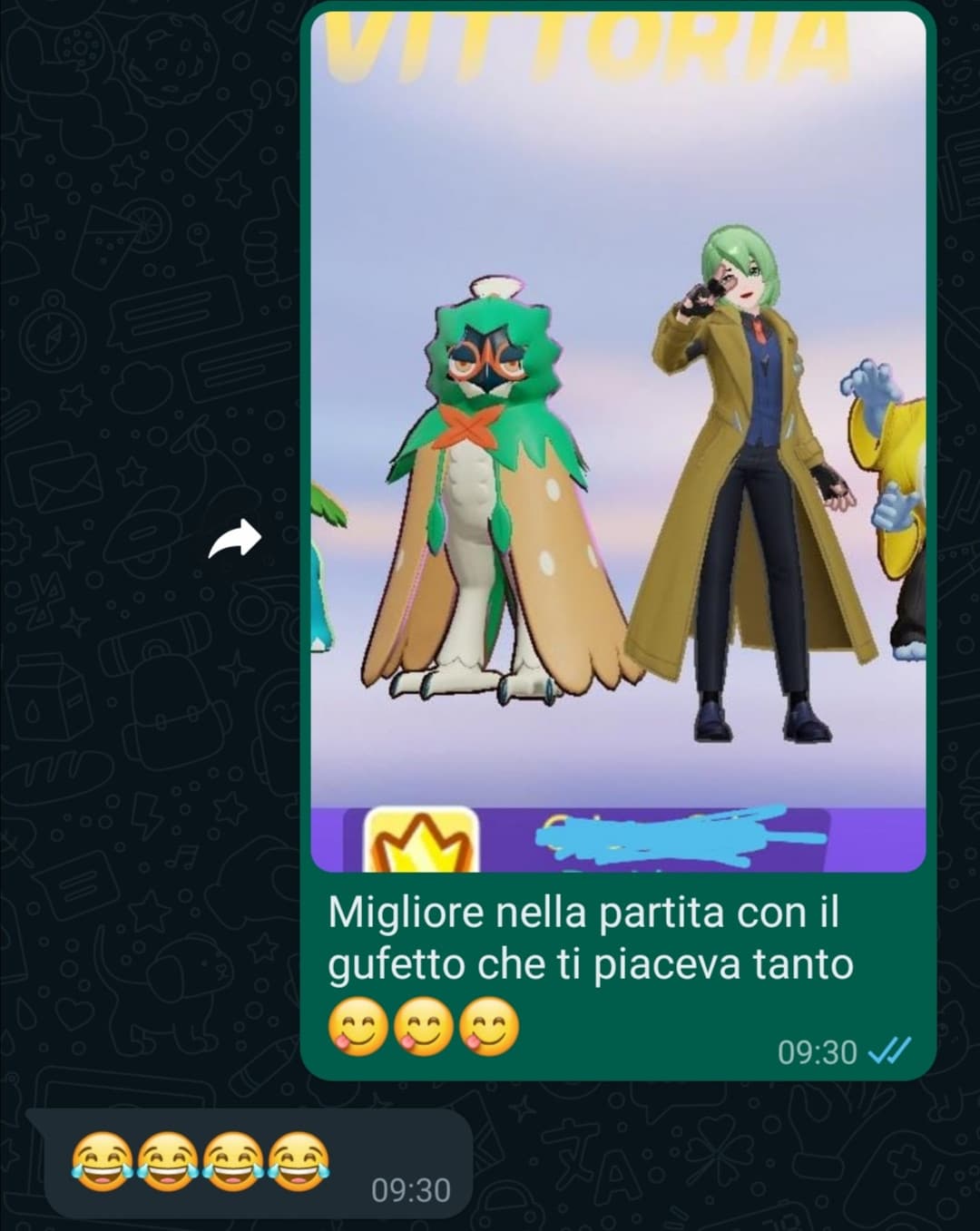 Avevo chiesto alla mia cara Mammina tra Decidueye e Sylveon.