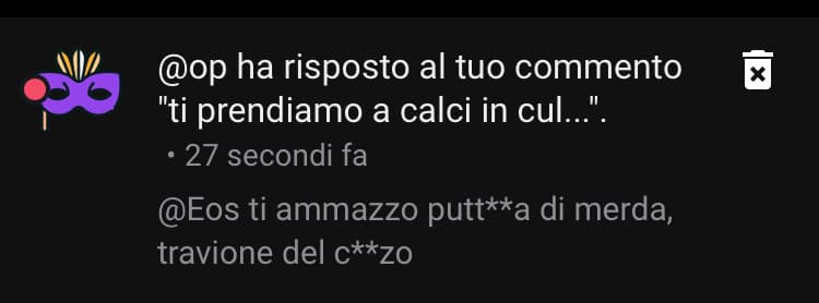 ho paura... la gente è pazza