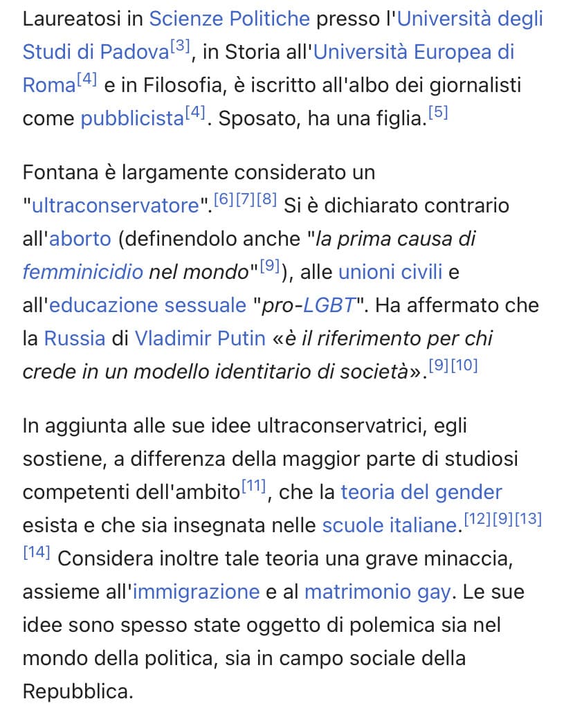 Pensavate che Pillon fosse il peggio eh? Adesso vi presento la terza carica dello stato italiano! Pregate i vostri dei per clemenza 