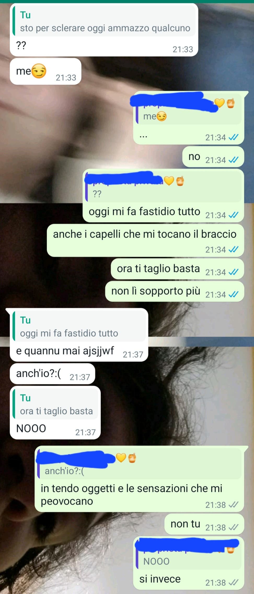 livello di paranoia della mia ragazza: 