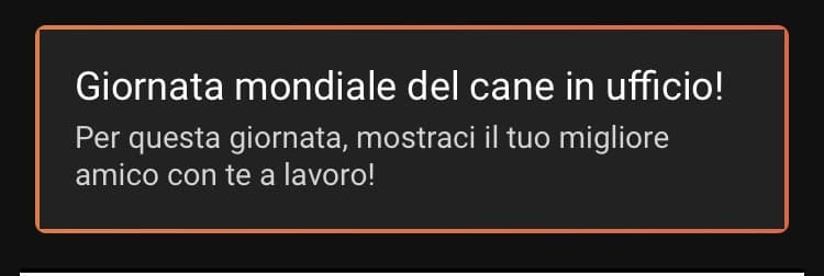 ma che senso ha fare la giornata mondiale del “cane in ufficio” di domenica quando nessuno va a lavorare e stanno tutti a casa 