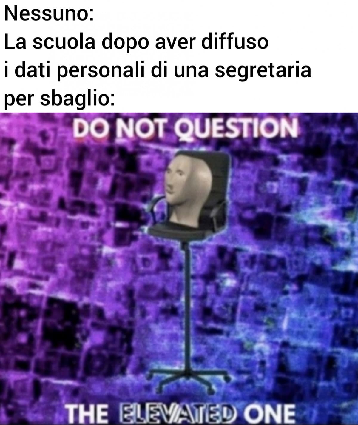 Si, insieme a una normale circolare hanno messo anche la richiesta di una segretaria di NON fare il vaccino, allegata ai suoi documenti