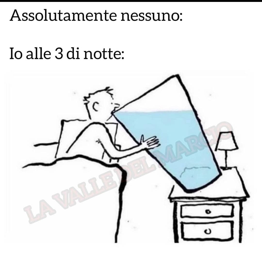 E poi ci sono io che non bevo quasi mai rip