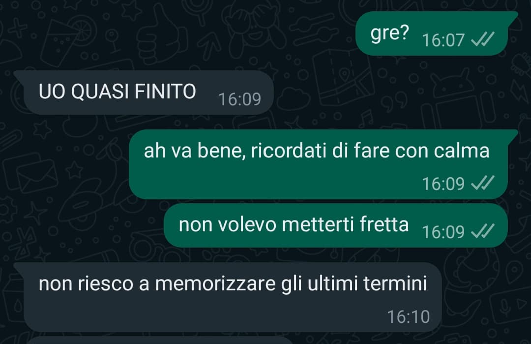 io mi definisco a prescindere una persona orribile, però certe volte mi piace pensare di essere una brava persona 