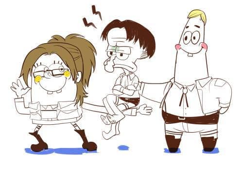 Aot versione spongebob