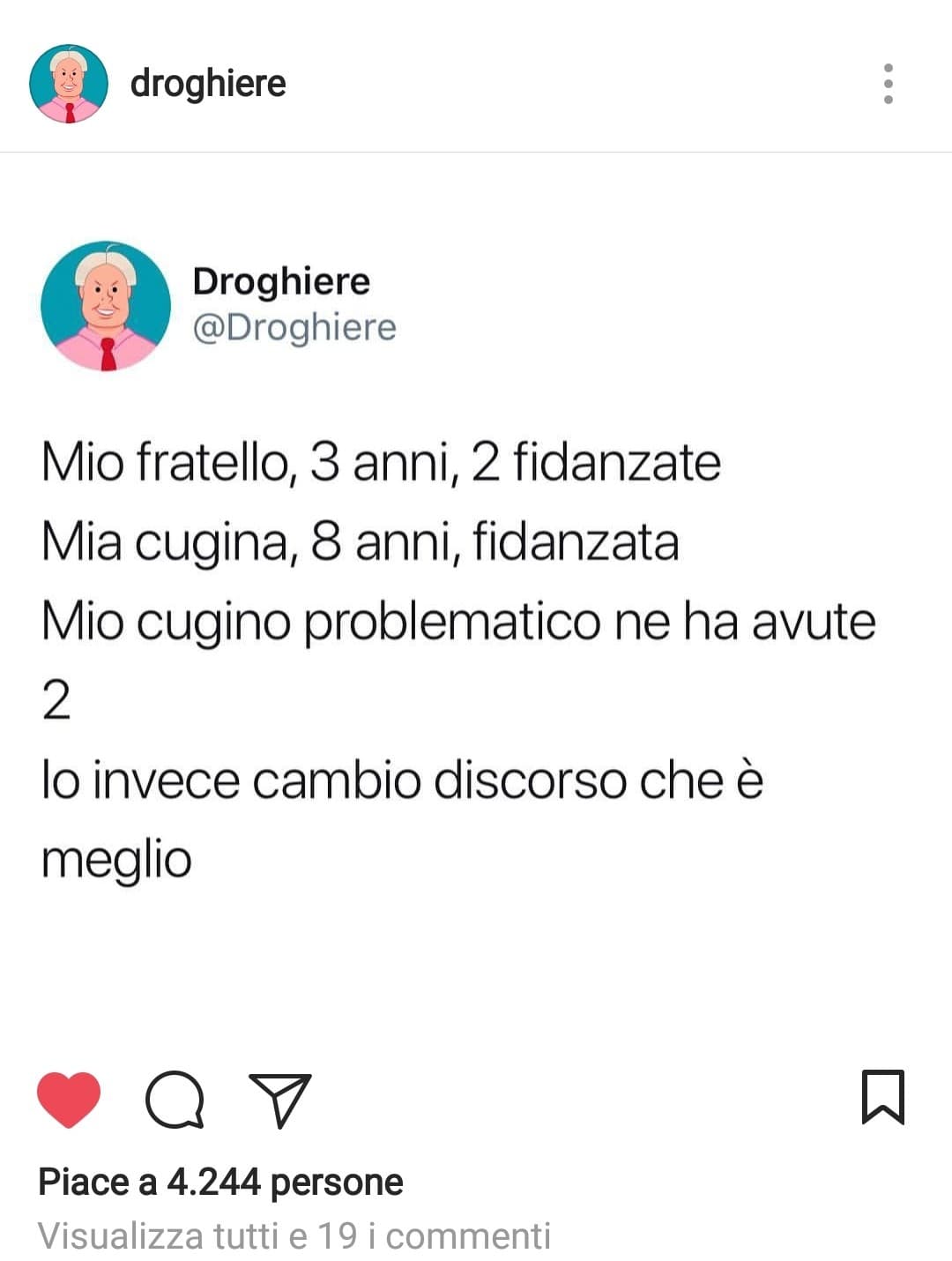 Lasciamo proprio perdere?