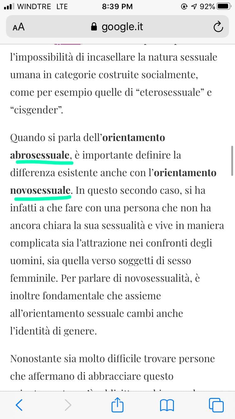 Okay altri due termini di cui non si sapeva l’esistenza?