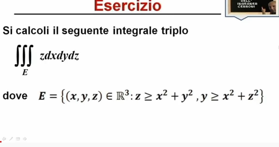 Sapete fare questo esercizio proposto dal dottor cerroni