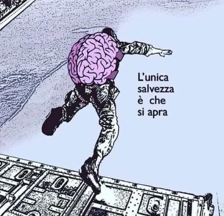 "La mente è un paracadute funziona solo quando è aperta" Mistaman