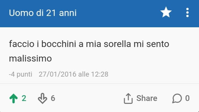 Questo mi ha fatto pisciare?