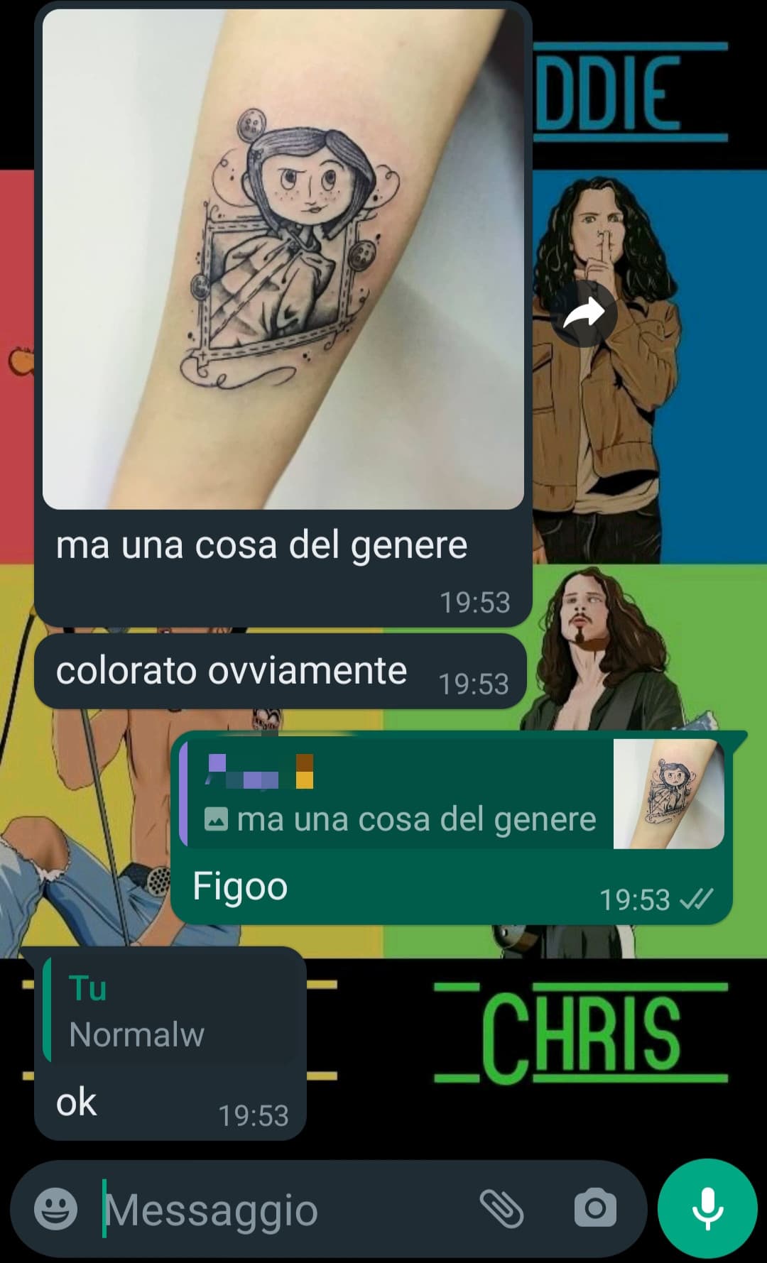 Fine della conversazione.