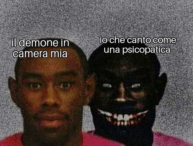 Sono io che spavento lui 