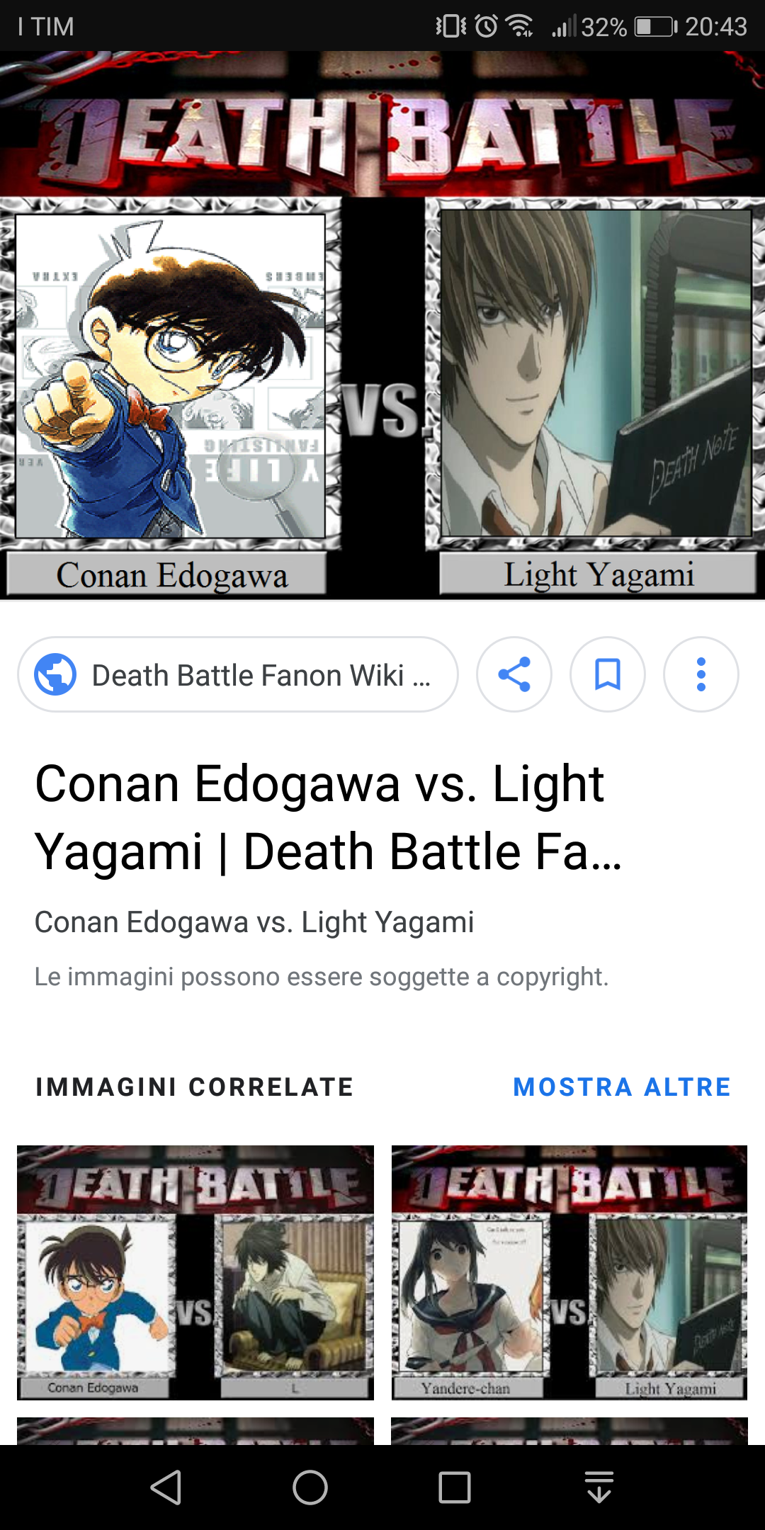 Conan vs Light