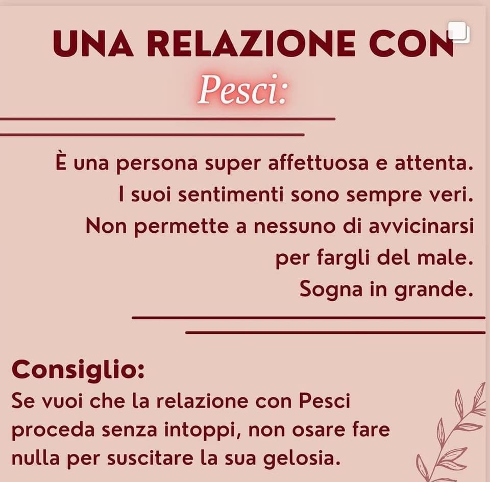 Non credo nei segni zodiacali ma mi fa morire come nel mio caso ci azzecchino sempre 