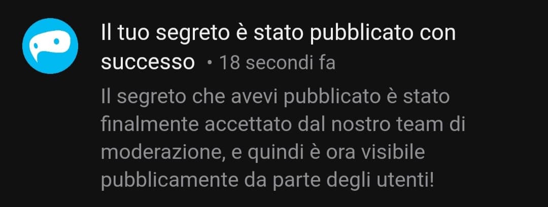 Ok, me lo hanno accettato 