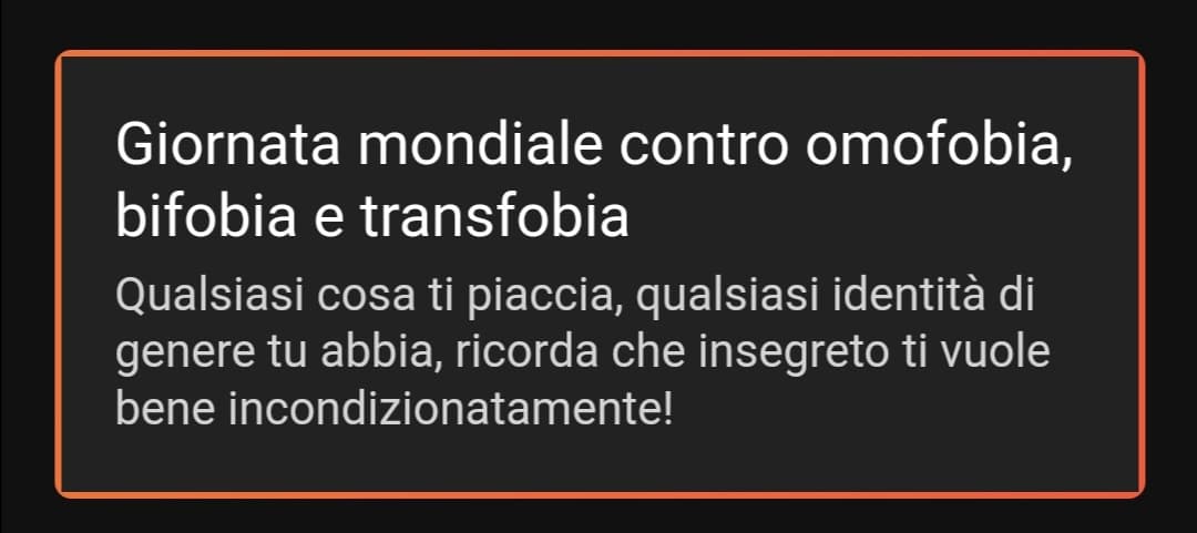 grazie insegreto ora mi sento davvero amata