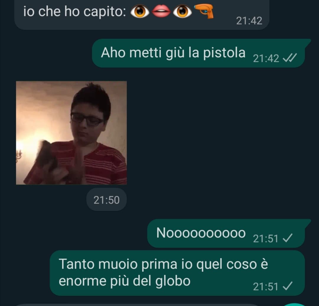 Il mio amico dopo aver letto che mi farei il tenebroso (nello scorso shouts ho messo una foto )