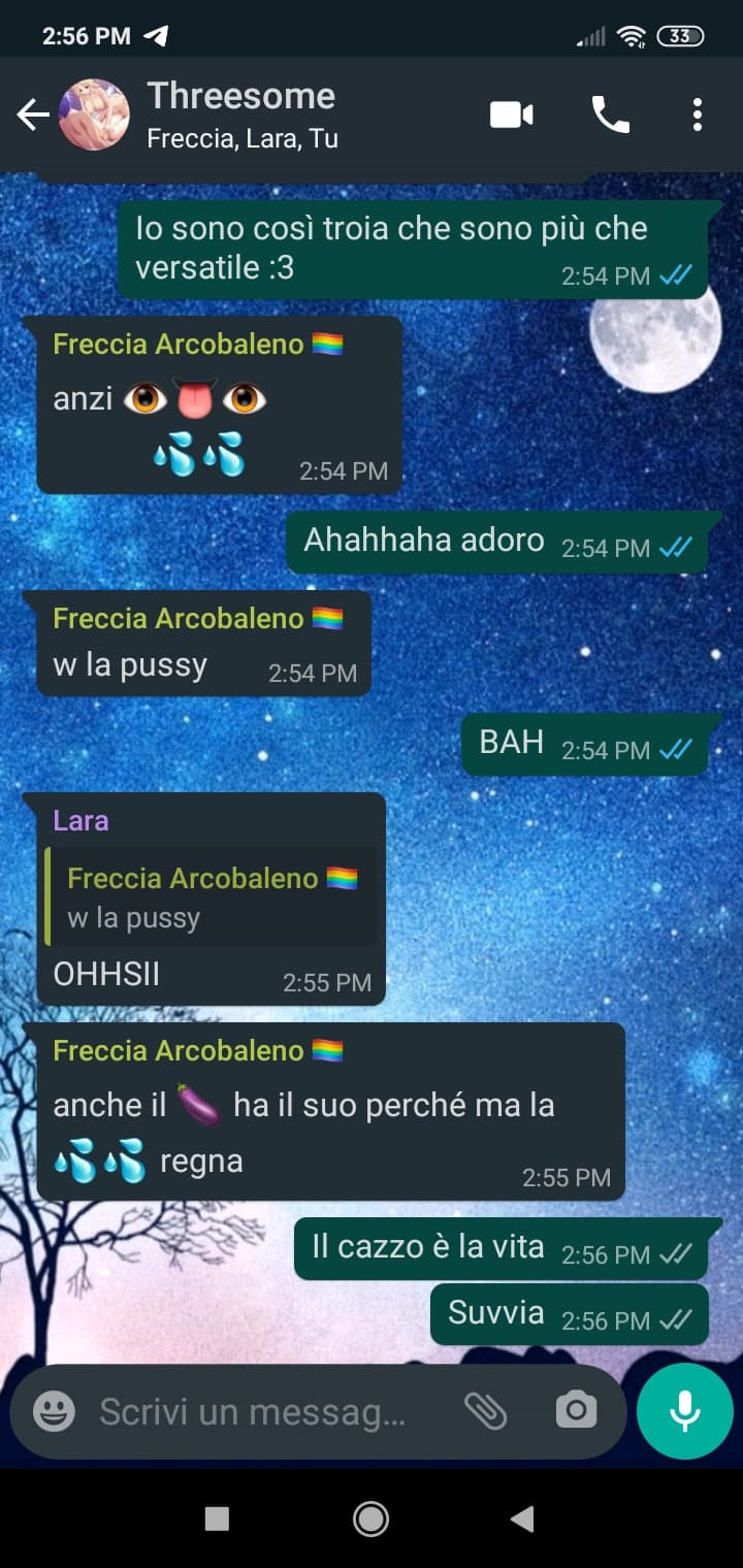 Quando sei in un gruppo con due lesbiche che vogliono fare una cosa a tre