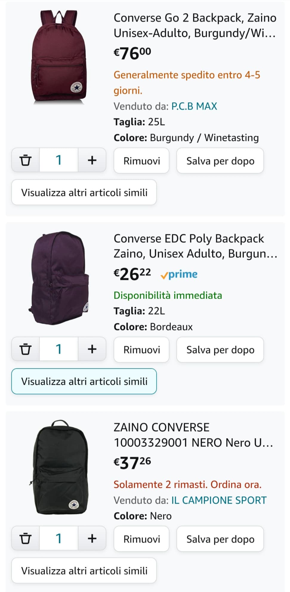 perché il mio preferito deve essere proprio quello più costoso