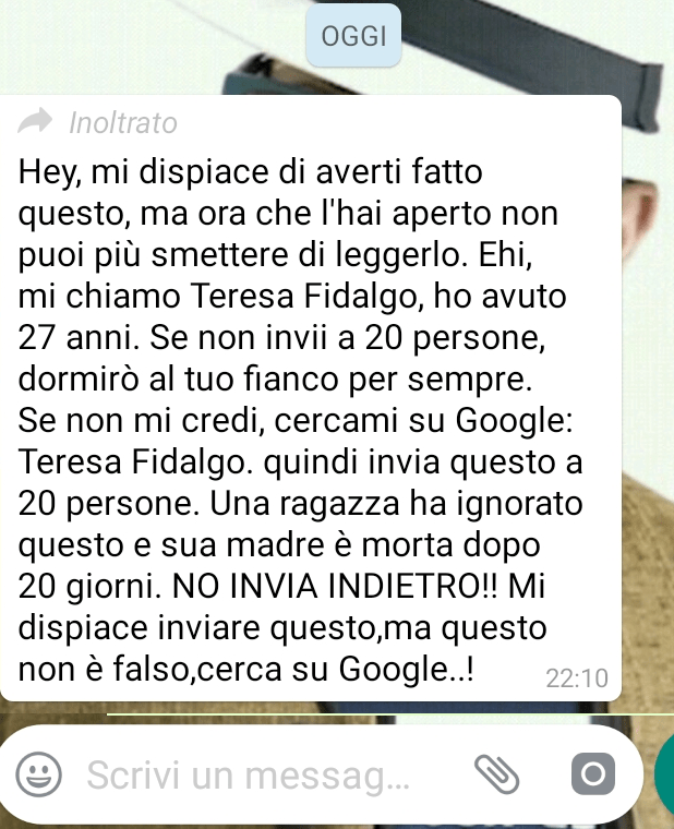 mado riesco ancora a percepire la paura, ma poi l’audio era la cosa peggiore 