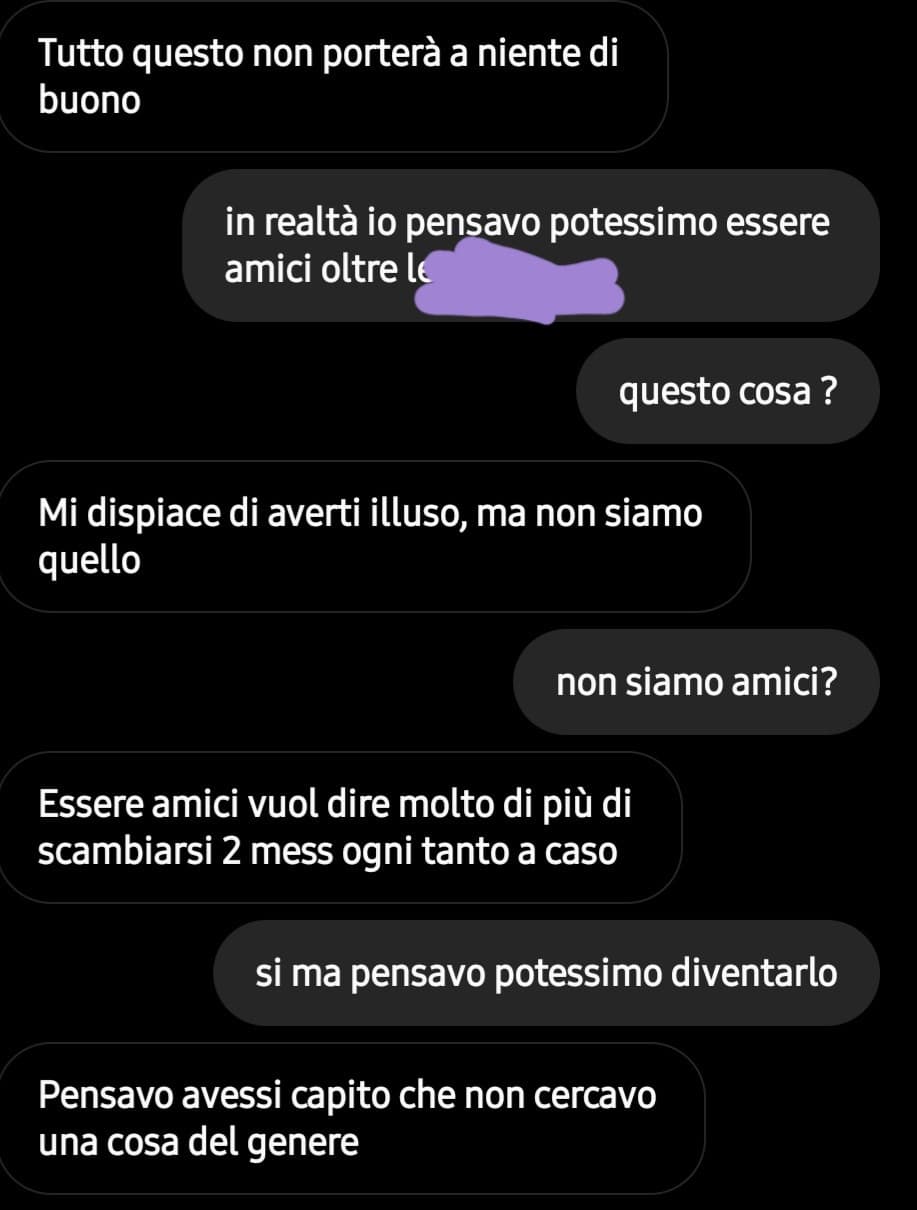 ci sono rimasta di merda 