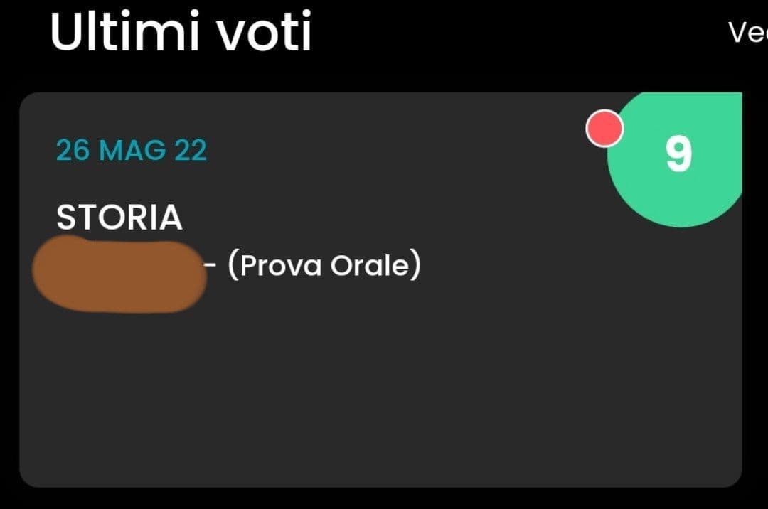 Oggi va così, fidatevi che quel 7½ con quel prof vale come gli altri 