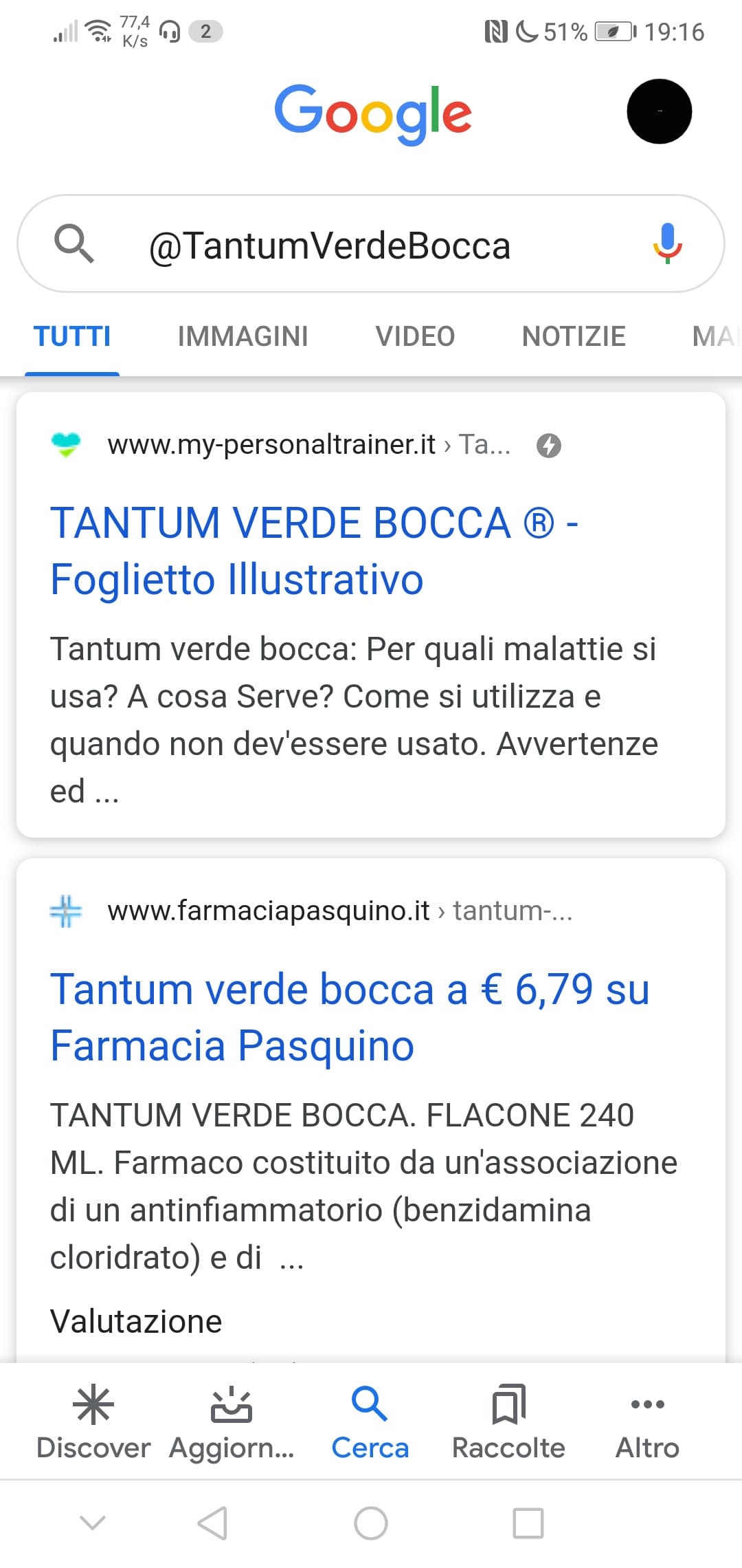 Sono così importante che pure il sito che ogni volta che lo visiti ti dice che hai 5 cancri diversi ha una pagina su di me. 