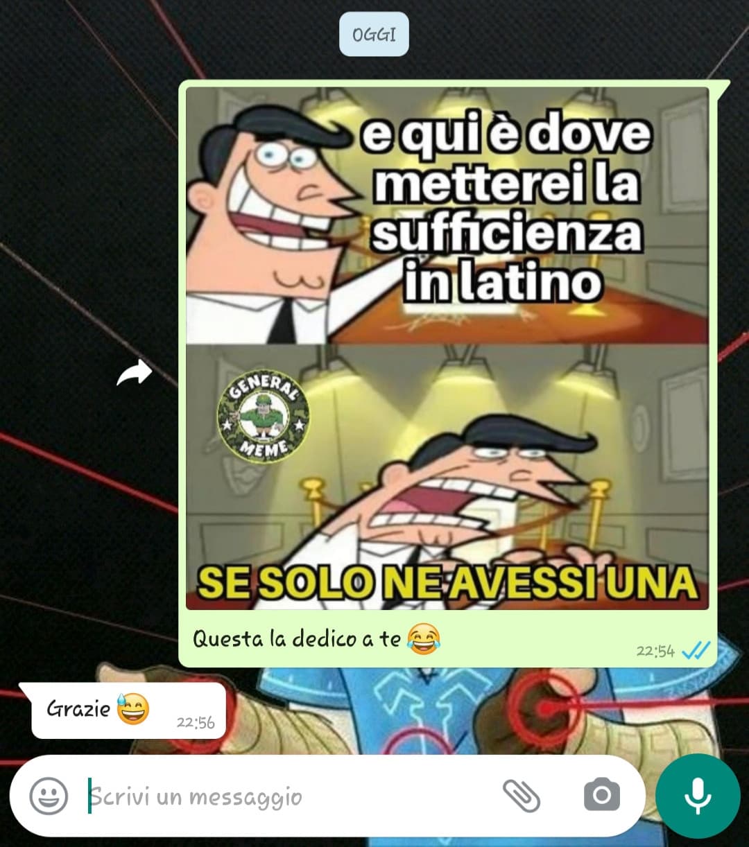 Oggi ho deciso di dedicare questo meme a mio fratello maggiore che non è mai riuscito ad avere una sufficienza in latino ?