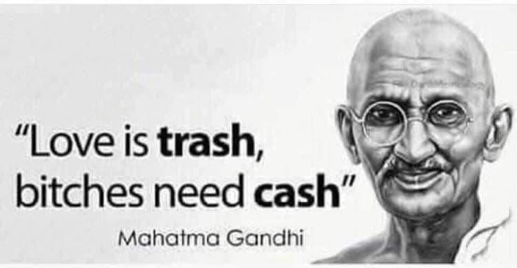 Gandhi pazzo sgravato