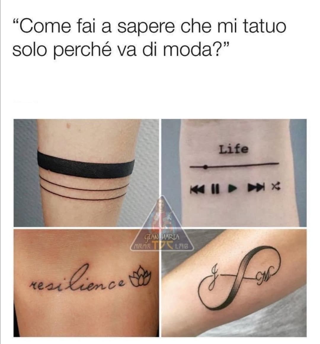 UMORISMO, SOLO UMORISMO. PER ME SE VI PIACE POTETE TATUARVI PURE IL BOLLINO CHIQUITA SULLA FRONTE 