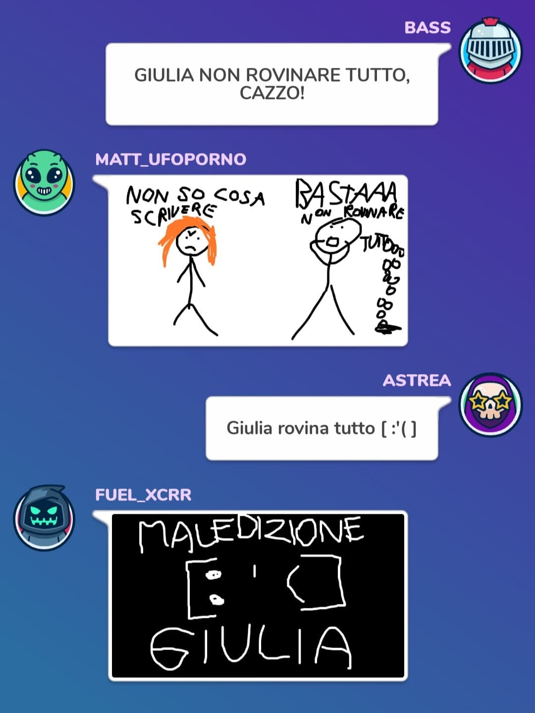 Io che non so cosa scrivere su questo gioco e loro che ci memano: