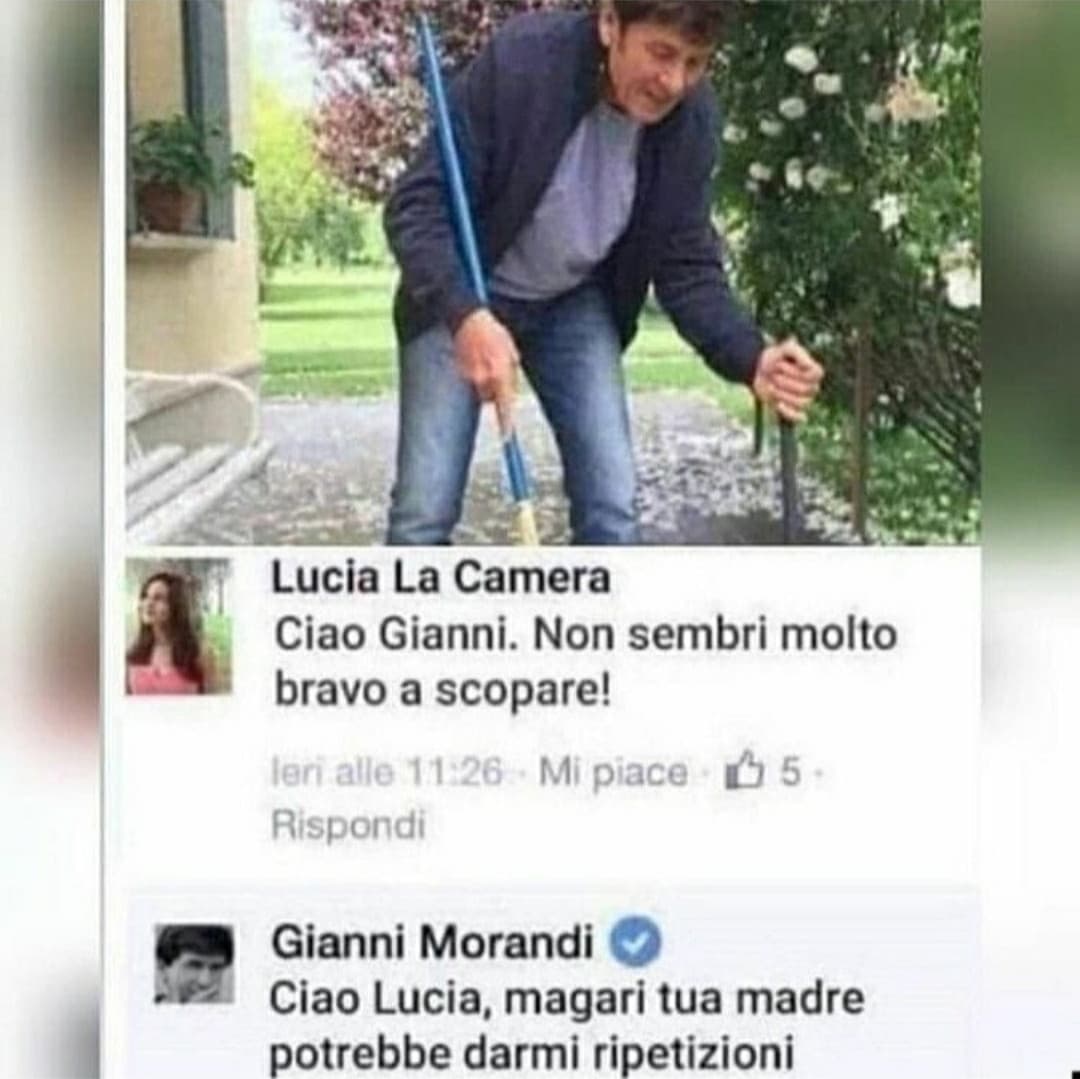 Il buon vecchio Gianni ?