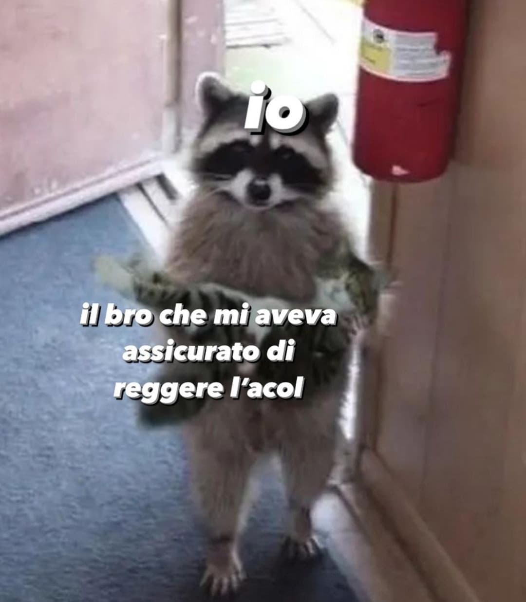 si tranquillo sono abituato a bere