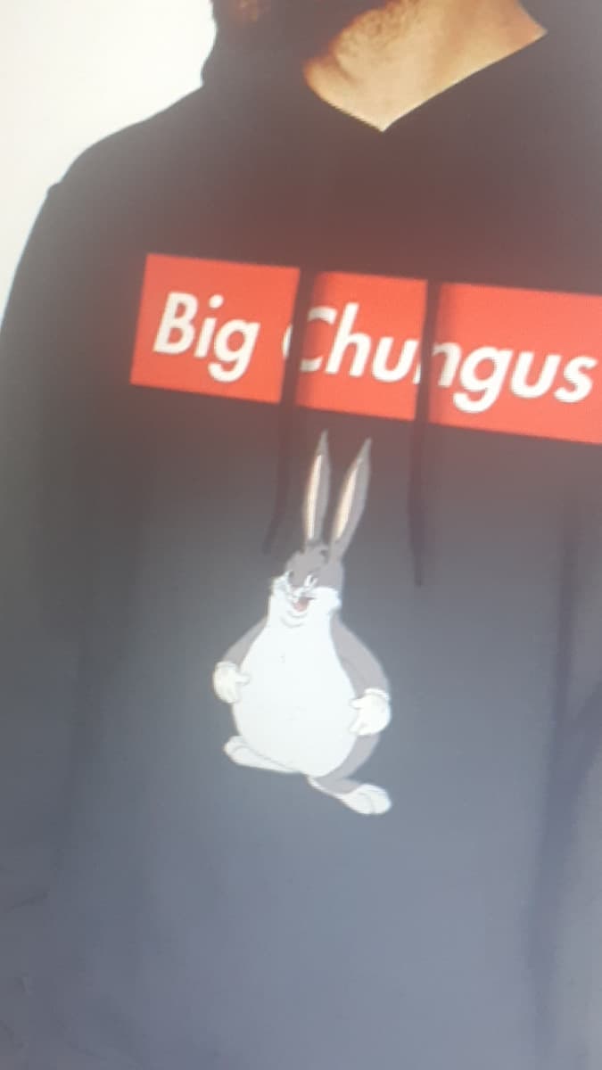 ciao mi regalate la felpa big chungus eddai