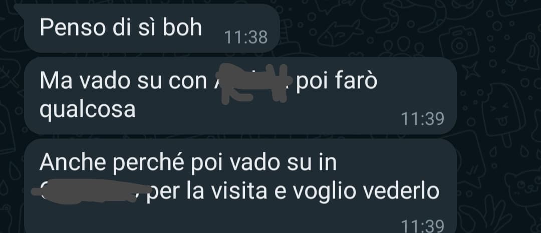 Vado ad ammazzare il suo tipo