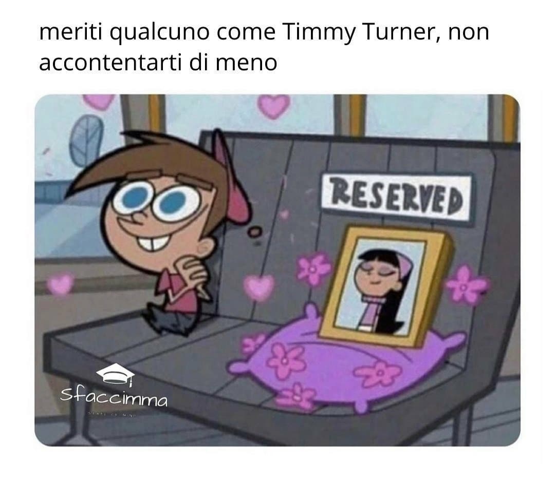 Non accettate di meno 