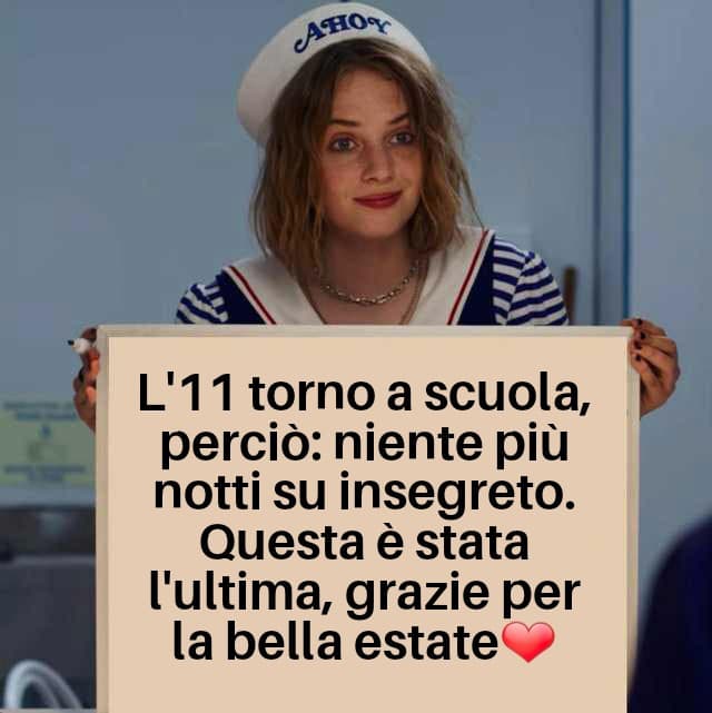 Mi dispiace ragazzi, ma la mia estate finisce qui. Il soldato si ritira dal sito notturno per tornare a studiare e dormire.
Buona fortuna a tutti❤