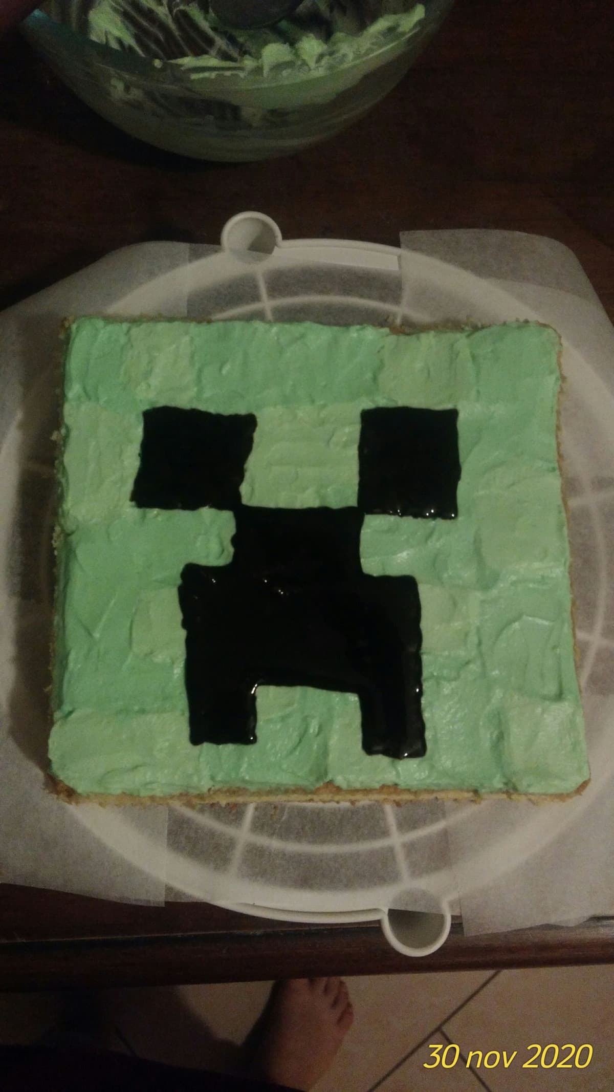 Torta a tema creeper 