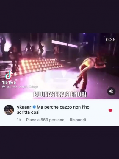 Ma il commento di Damiano AHAHAHAHAHAH