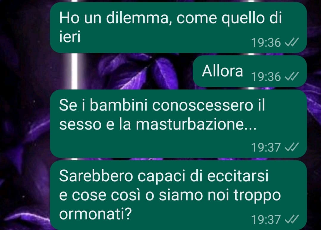 Perdonate la mia ignoranza, ma ho questa domanda che mi faccio continuamente senza darmi una risposta precisa