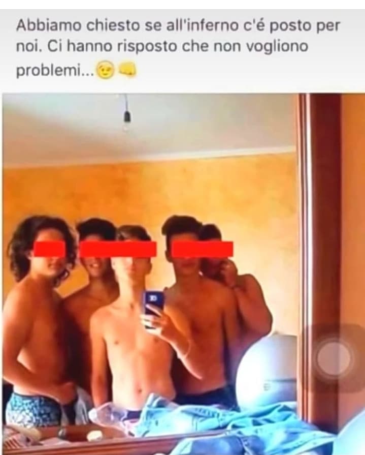 Il diavolo crede che sono troppo monello 