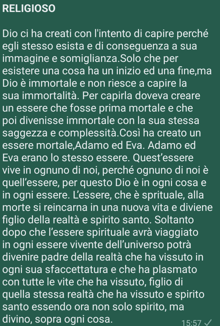 Ecco i 2 sensi della vita, la cosa bella è che possono coesistere 