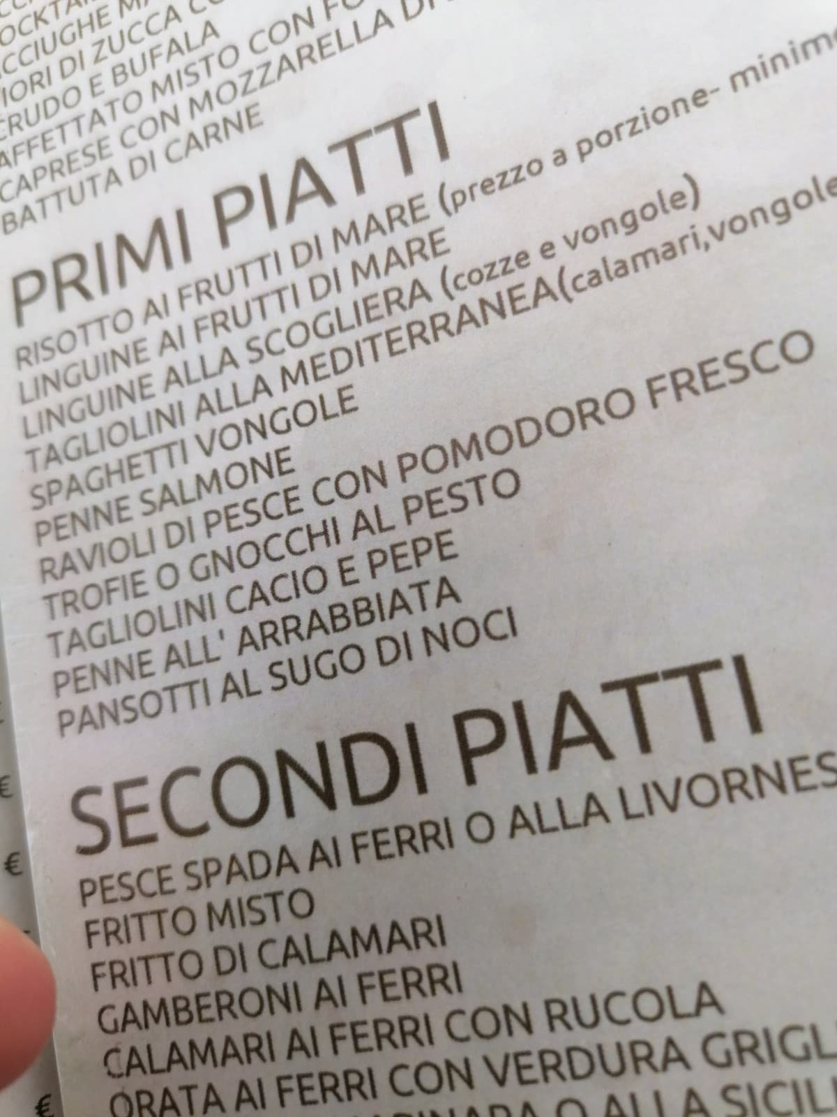 Indeciso se prendere le linguine al nostro utente o meno