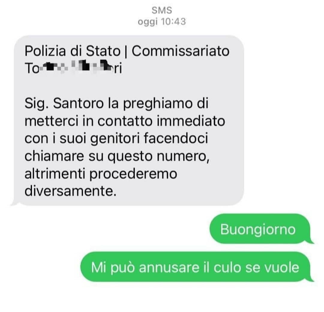 Almeno ha salutato all'inizio?