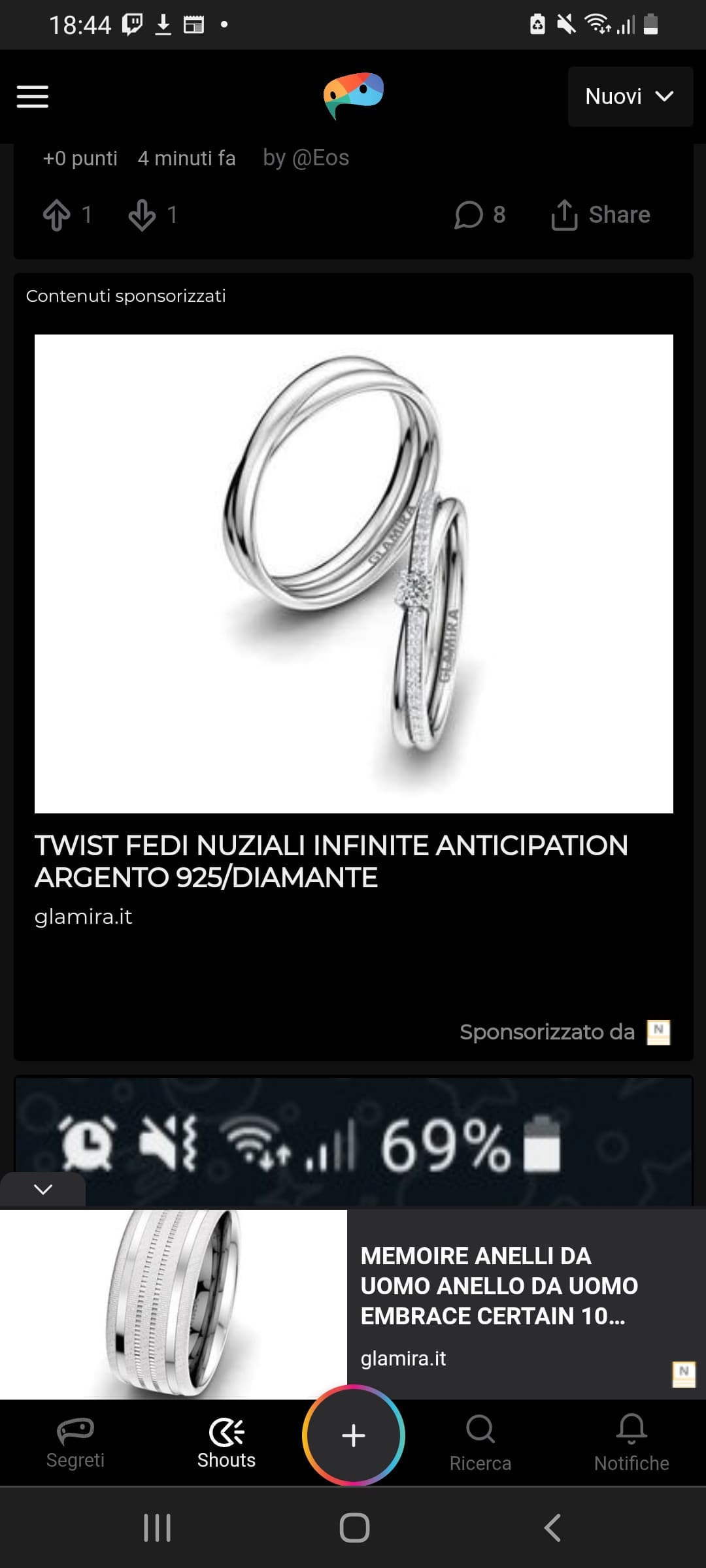 Insegreto vuole che mi sposi. E io voglio un anello di fidanzamento.