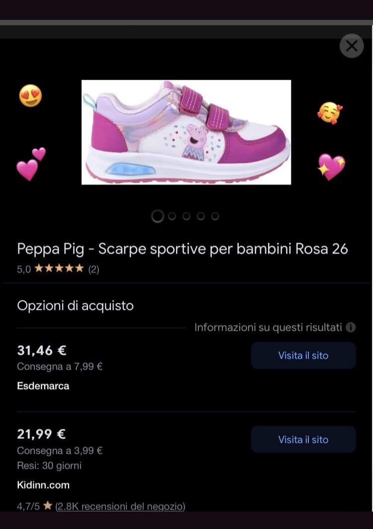 oh mio dio sono totalmente innamorata di queste scarpette ??qualcuno me lo può comprare ???mia mamma ha detto no???