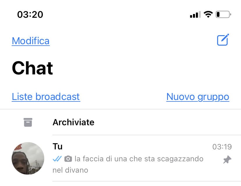 l’unica chat che merita di essere pinnata 